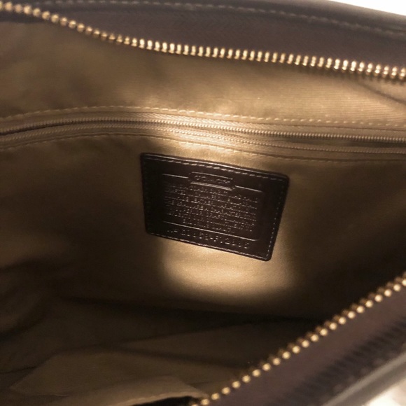 Coach Vintage Leather Hobo Shoulder Bag Dark Brown - Picture 4 of 4